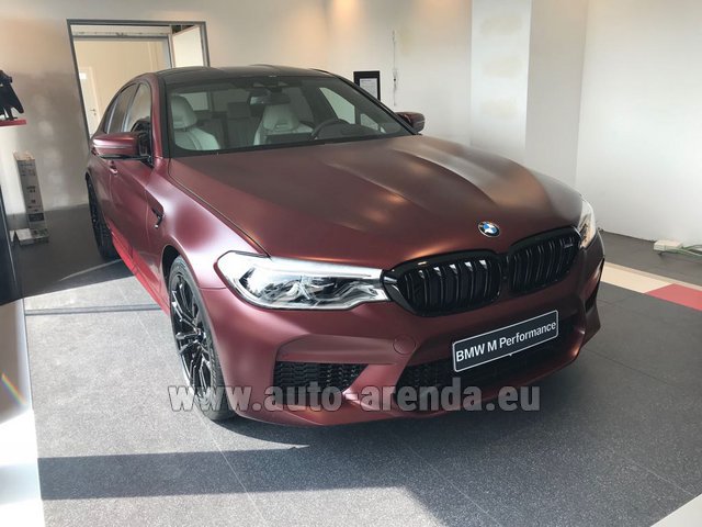 Rental BMW M5 Performance Edition in Prague Airport