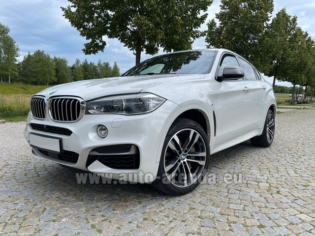 Rental BMW X6 M50d M-SPORT INDIVIDUAL (2019) in Prague Airport