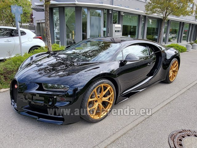 Rental Bugatti Chiron in Pilsen