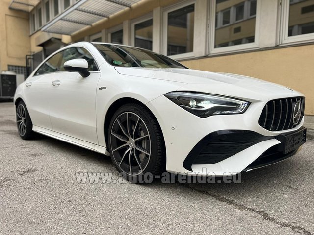 Rental Mercedes-Benz AMG CLA 35 4MATIC Coupe in Pilsen