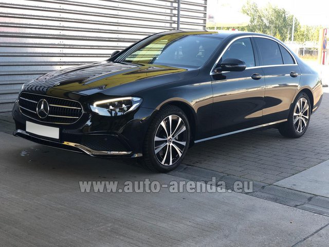 Transfer from Brno to Munich Airport by Mercedes-Benz E-Class AMG equipment car