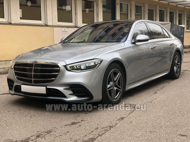 Transfer from Prague to Munich by Mercedes S400 Long 4MATIC AMG equipment car