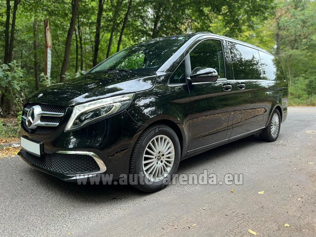 Rental Mercedes-Benz V-Class (Viano) V300d extra Long (1+7 pax) in Prague