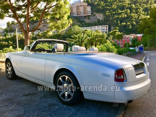 Rental Rolls-Royce Drophead White in Brno