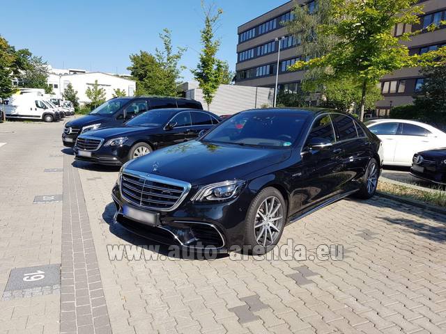 Transfer from Karlovy Vary to Munich Airport General Aviation Terminal GAT by Mercedes S63 AMG Long 4MATIC car
