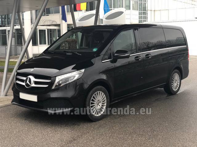 Transfer from Brno to Munich Airport General Aviation Terminal GAT by Mercedes VIP V250 4MATIC AMG equipment (1+6 Pax) car
