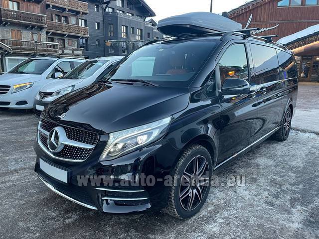 Transfer from Karlovy Vary to Munich Airport General Aviation Terminal GAT by Mercedes-Benz V300d 4Matic VIP/TV/WALL - EXTRA LONG (2+5 pax) AMG equipment car